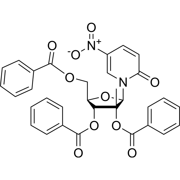 1-(2,3,5-Tri-O-benzoyl-2-C-β-methyl-β-D-ribofuranosyl)-5-nitropyridine-2(1H)-one 2072145-38-9